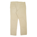 CARHARTT Workwear Mens Trousers Beige Regular Straight W40 L32