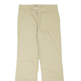 DICKIES Workwear Womens Trousers Beige Relaxed Straight W32 L32