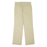 DICKIES Workwear Womens Trousers Beige Relaxed Straight W32 L32