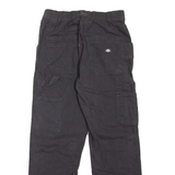 DICKIES Carpenter Workwear Womens Trousers Black Regular Straight W26 L26