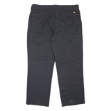 DICKIES Workwear Mens Trousers Black Regular Straight W40 L30