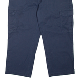 DICKIES Cargo Workwear Mens Trousers Blue Relaxed Tapered W38 L24