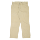 CARHARTT Workwear Mens Trousers Beige Relaxed Straight W34 L30