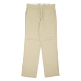 DICKIES 774F Workwear Womens Trousers Beige Regular Straight W34 L31