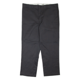 DICKIES 874 Workwear Mens Trousers Black Regular Straight W42 L29