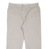 DICKIES Workwear Mens Trousers Grey Regular Straight W38 L26