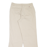 TOMMY HILFIGER Chino Womens Trousers Beige Relaxed Straight W28 L29