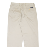 NAUTICA Rigger Chino Mens Trousers Beige Relaxed Tapered W36 L32
