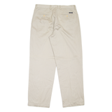 NAUTICA Rigger Chino Mens Trousers Beige Relaxed Tapered W36 L32