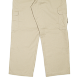 DICKIES Cargo Workwear Mens Trousers Beige Relaxed Straight W38 L30