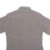 VARENZO Mens Plain Shirt Grey M