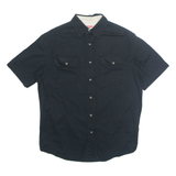 WRANGLER Mens Plain Shirt Black S