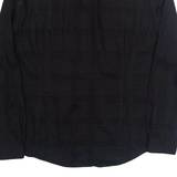 GUESS Slim Fit Mens Plain Shirt Black Long Sleeve M