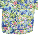 LIBRE Mens Shirt Blue Floral M