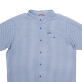 COLUMBIA Mens Shirt Blue Check 2XL