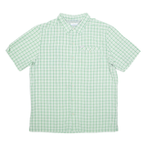 COLUMBIA Mens Shirt Green Check XL