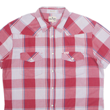 WRANGLER Mens Shirt Red Check L