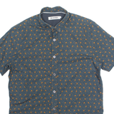 BEN SHERMAN Mens Shirt Green Floral XS