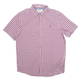 ORIGINAL PENGUIN Slim Fit Mens Shirt Red Check M