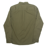 ALL SAINTS Mens Plain Shirt Green Long Sleeve S