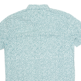 BENCH Mens Shirt Blue Crazy Pattern L