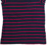 JACK WILLS Striped Womens T-Shirt Blue UK 12