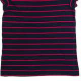 JACK WILLS Striped Womens T-Shirt Blue UK 12