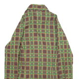 Womens Shirt Green Check Long Sleeve XXS