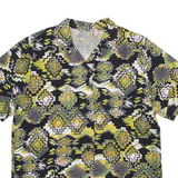 Mens Shirt Green Crazy Pattern L