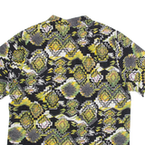 Mens Shirt Green Crazy Pattern L