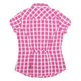 JACK WOLFSKIN Slim Fit Womens Shirt Pink Check S