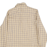 DIAMANT'S Mens Shirt Brown Check Long Sleeve M