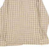 DIAMANT'S Mens Shirt Brown Check Long Sleeve M