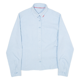 MAMMUT Womens Shirt Blue Check Long Sleeve S