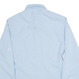 MAMMUT Womens Shirt Blue Check Long Sleeve S