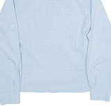 MAMMUT Womens Shirt Blue Check Long Sleeve S