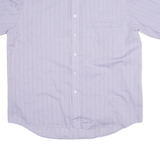 MILLE Mens Shirt Purple Striped XL