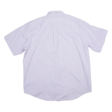 MILLE Mens Shirt Purple Striped XL