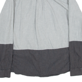 CARHARTT Regular Mens Plain Shirt Grey Long Sleeve L