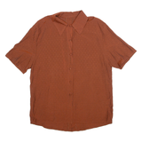 Womens Shirt Orange Striped L