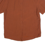 Womens Shirt Orange Striped L