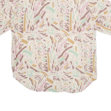 Mens Shirt Brown Crazy Pattern L