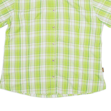 BIG TRAMP Womens Shirt Green Check M