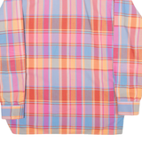 TORERO Mens Shirt Pink Check Long Sleeve M