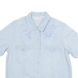 TOGETHER Womens Plain Shirt Blue M