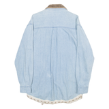 GREAT AUNT NINA Womens Denim Shirt Blue Long Sleeve S