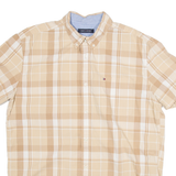 TOMMY HILFIGER Regular Fit Mens Shirt Brown Check XL