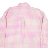 WRANGLER Womens Shirt Pink Check Long Sleeve M