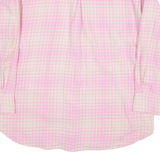 WRANGLER Womens Shirt Pink Check Long Sleeve M