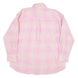 WRANGLER Womens Shirt Pink Check Long Sleeve M
